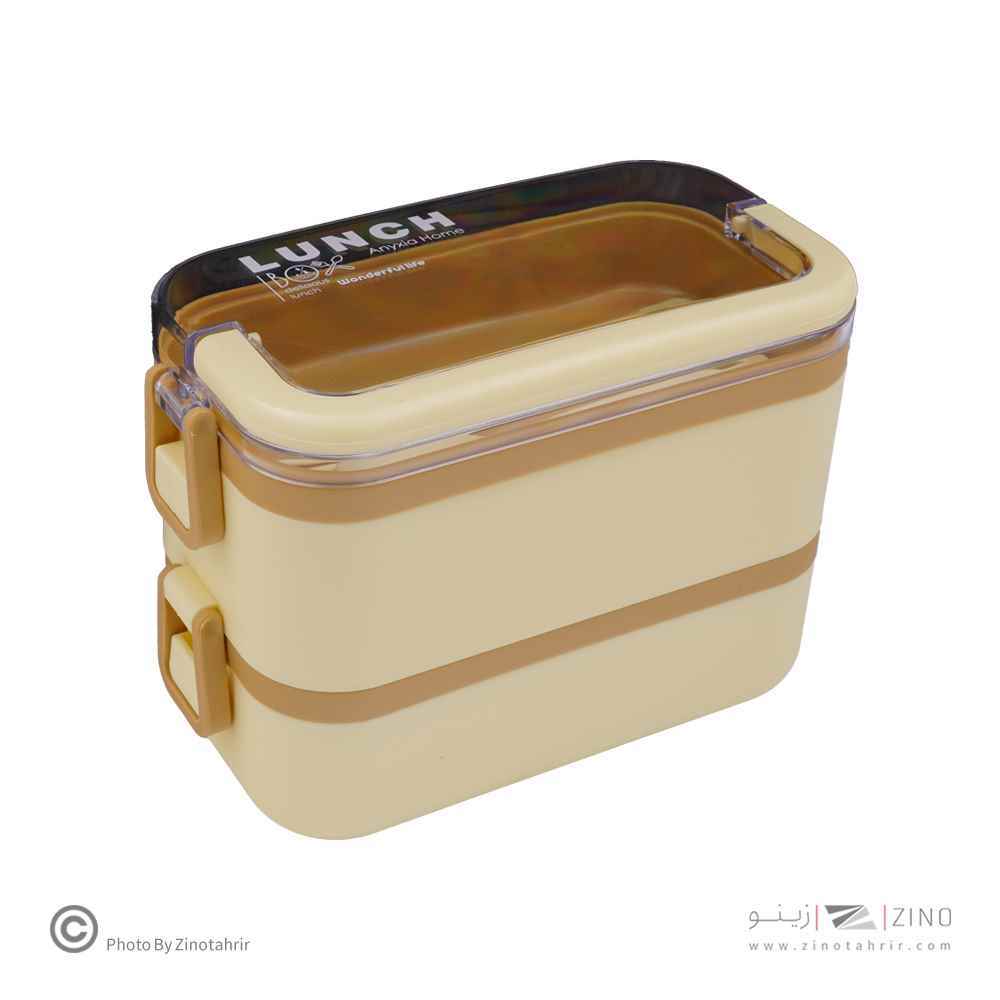 ظرف غذا دو طبقه مستطیل آنکسیا کد103