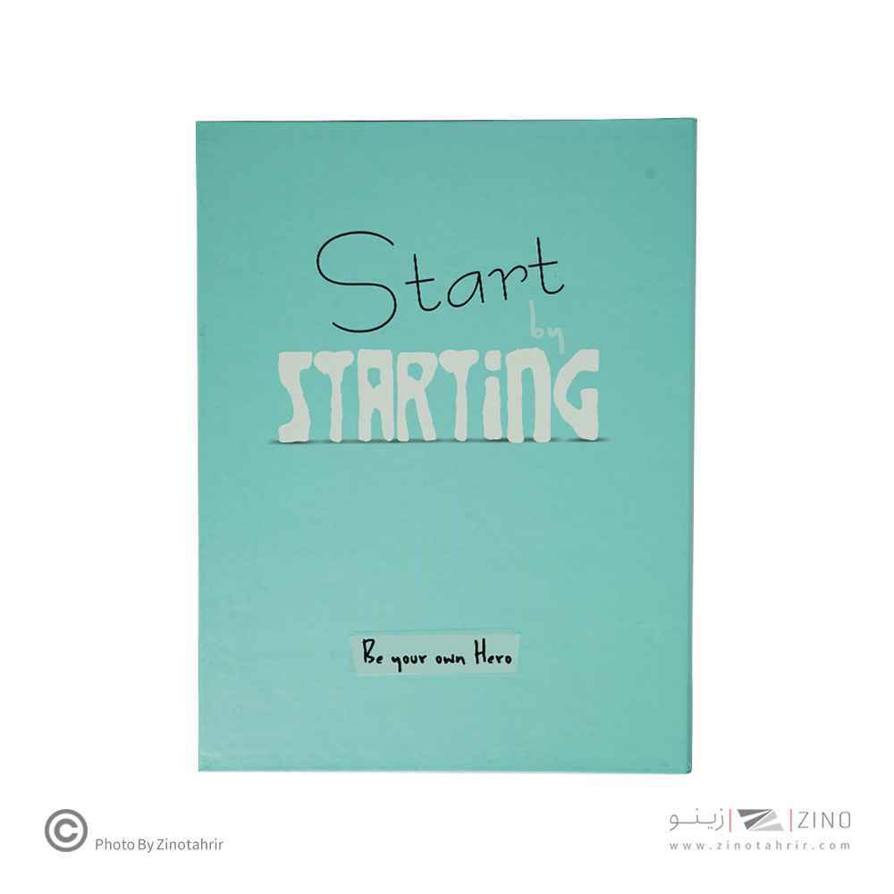 دفتر کلاسور26حلقه100برگ قفل فلز جلد سخت هیرو پاستلی طرح دار